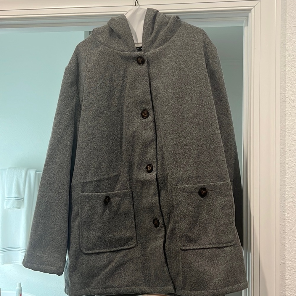 Warm winter pea coat
